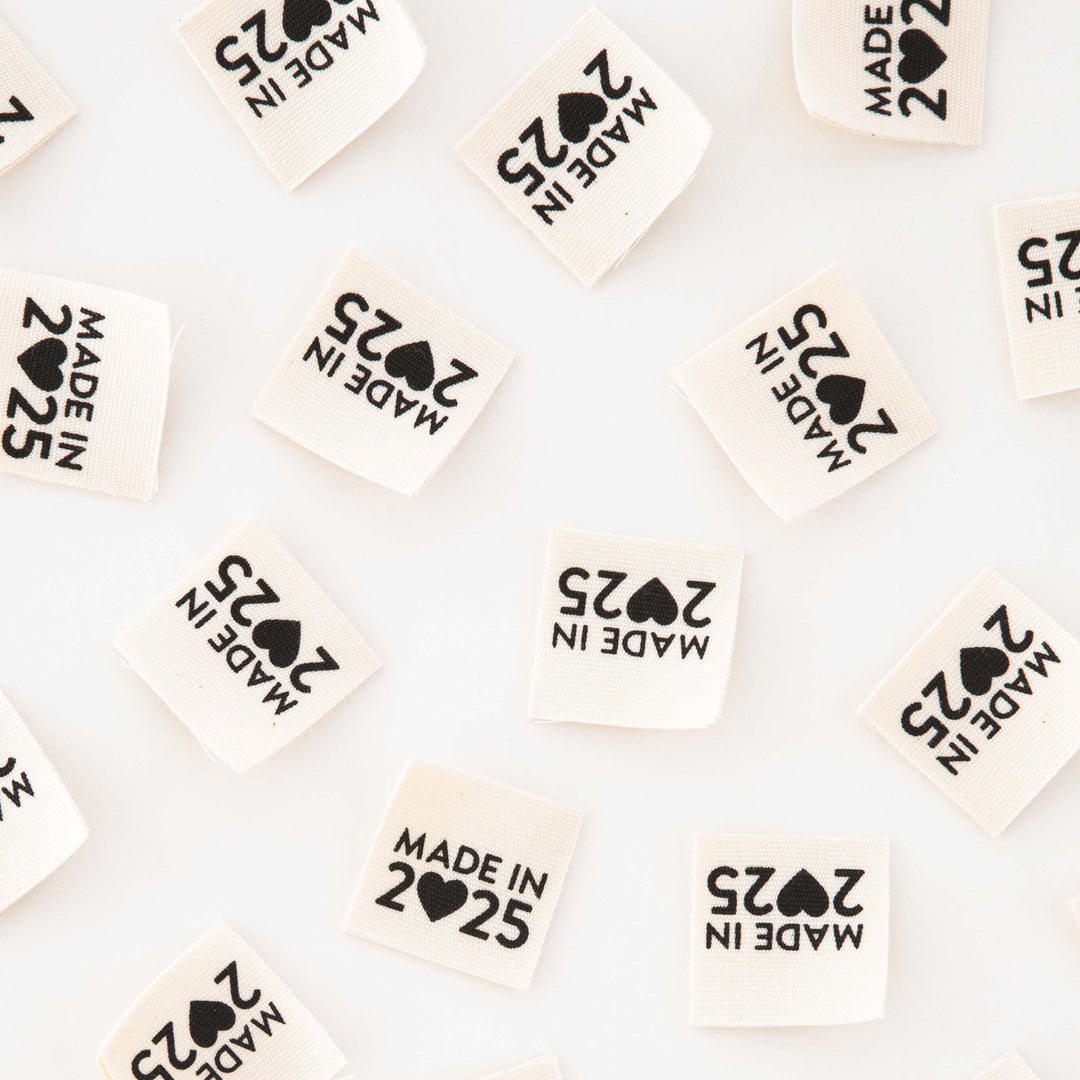 Black Made in 2025  - Woven Labels