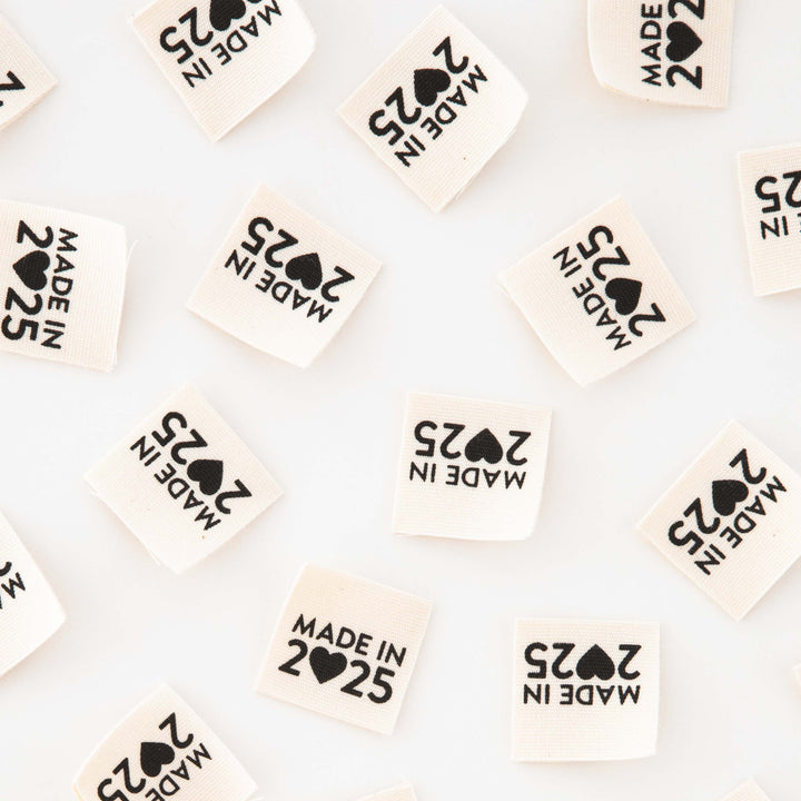Black Made in 2025  - Woven Labels