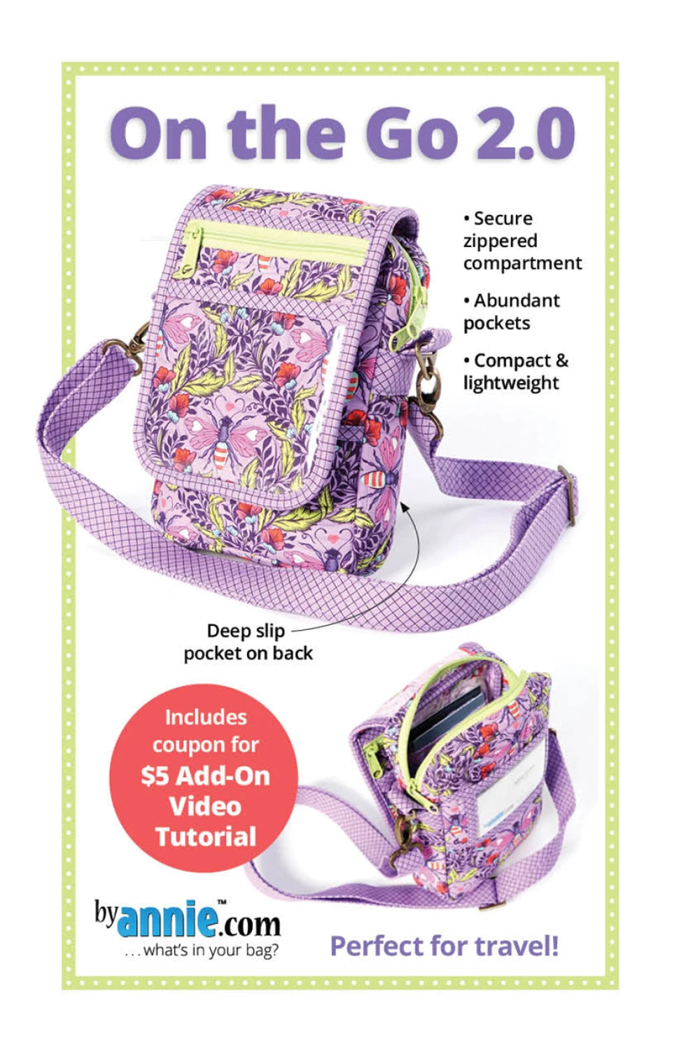 On the Go 2.0 by ByAnnie - Printed Paper Pattern