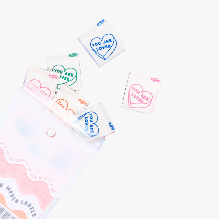 You Are Loved - Woven Labels