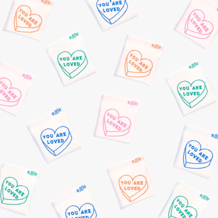 You Are Loved - Woven Labels