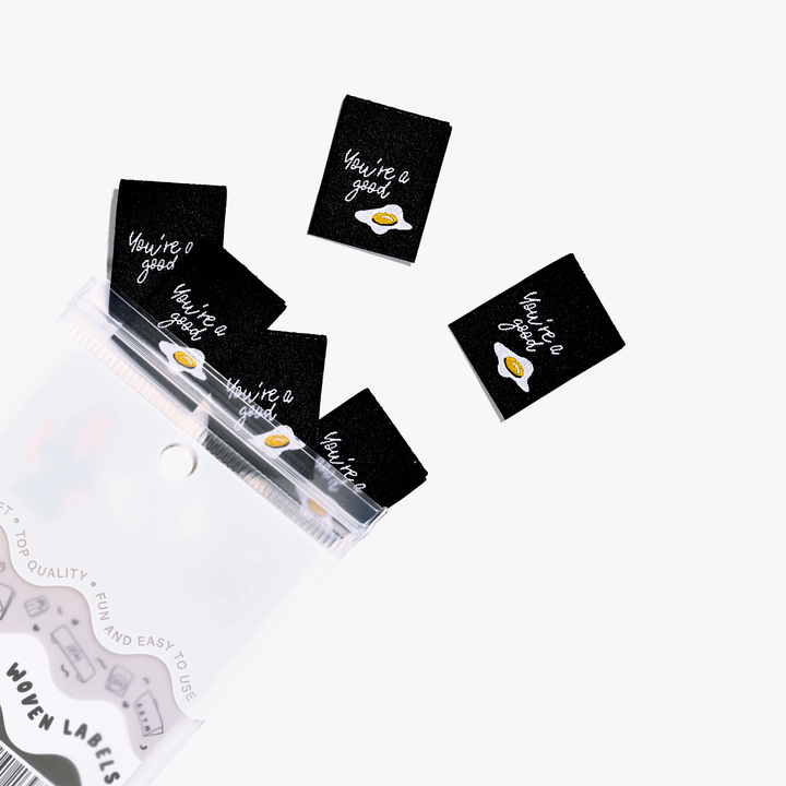 You're a Good Egg - Woven Labels