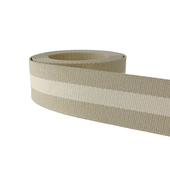 Beige - Striped Webbing