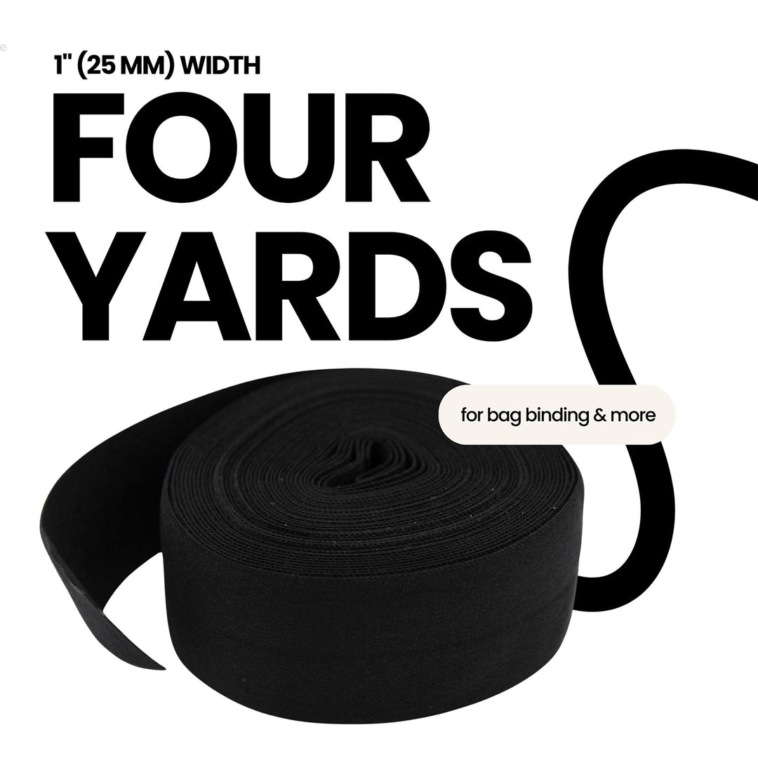 Black - Fold-Over Elastic