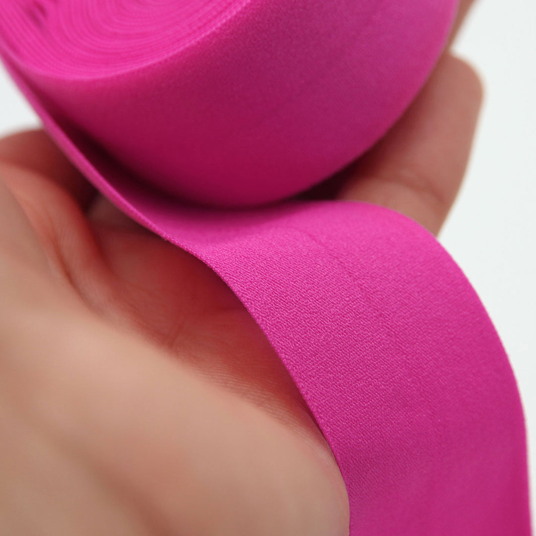 Bright Fuchsia - Fold-Over Elastic