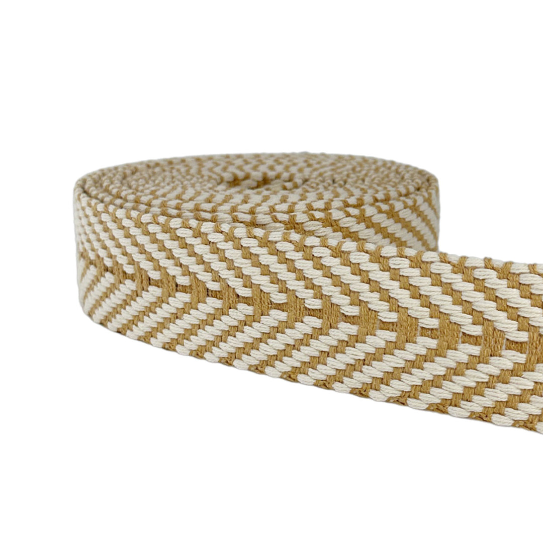 Butterscotch - Jacquard Webbing