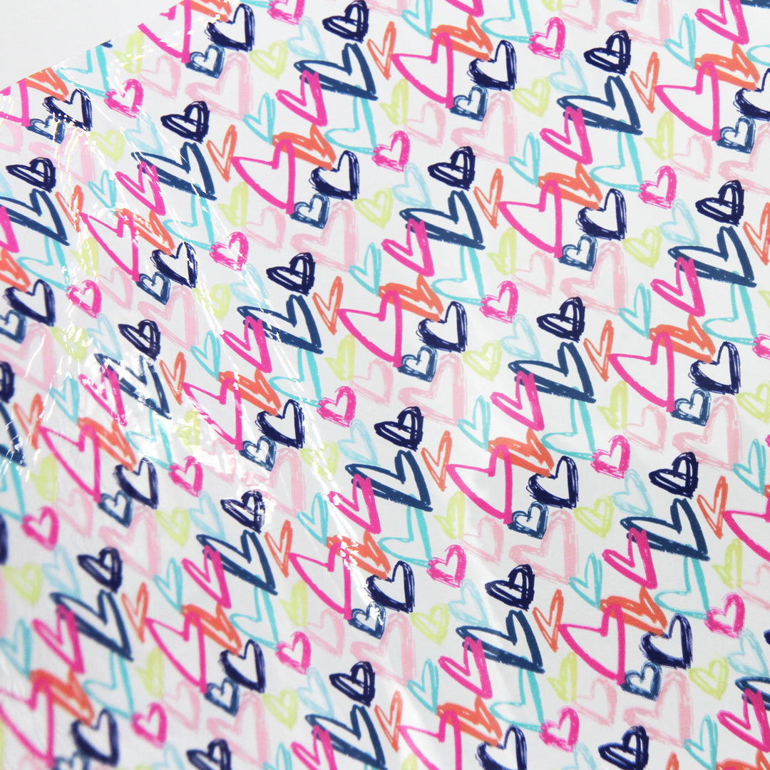 Candy Hearts - Clear TPU Vinyl