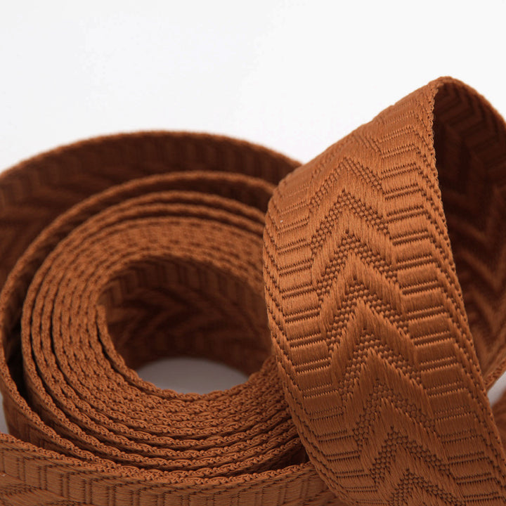 Cozy Cappuccino - Trailmark Jacquard Webbing
