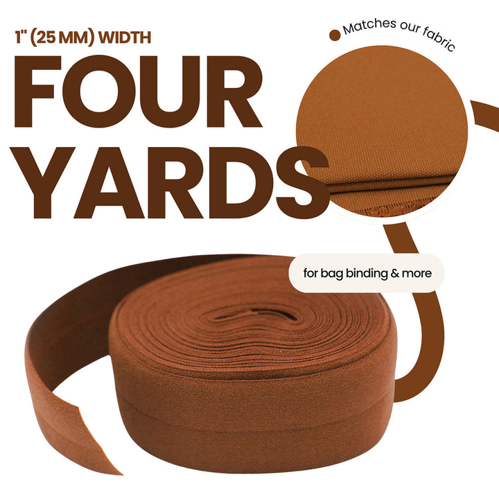 Cappuccino - Fold-Over Elastic