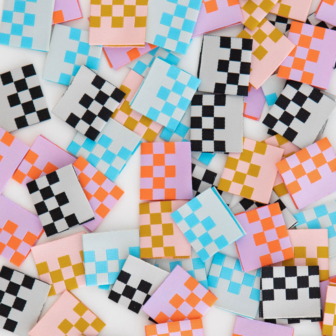 Checkerboard Multipack - Woven Labels