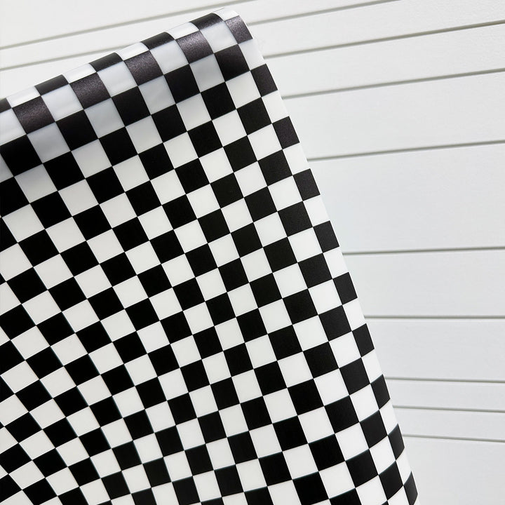 Classic Checkerboard - Printed Jelly Vinyl