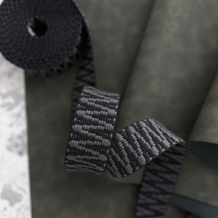 Cobblestone - Jacquard Webbing