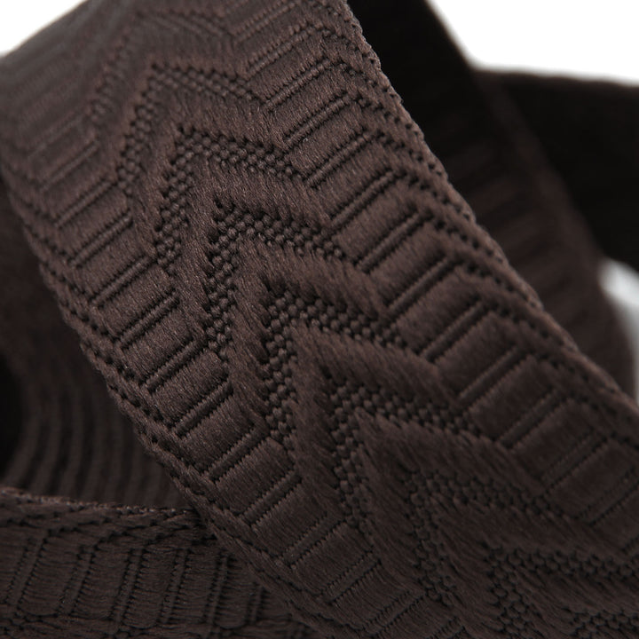 90% Cocoa - Trailmark Jacquard Webbing