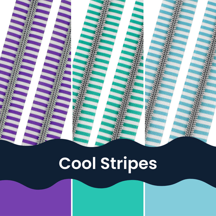 Cool Stripes - Zipper Tape Bundle