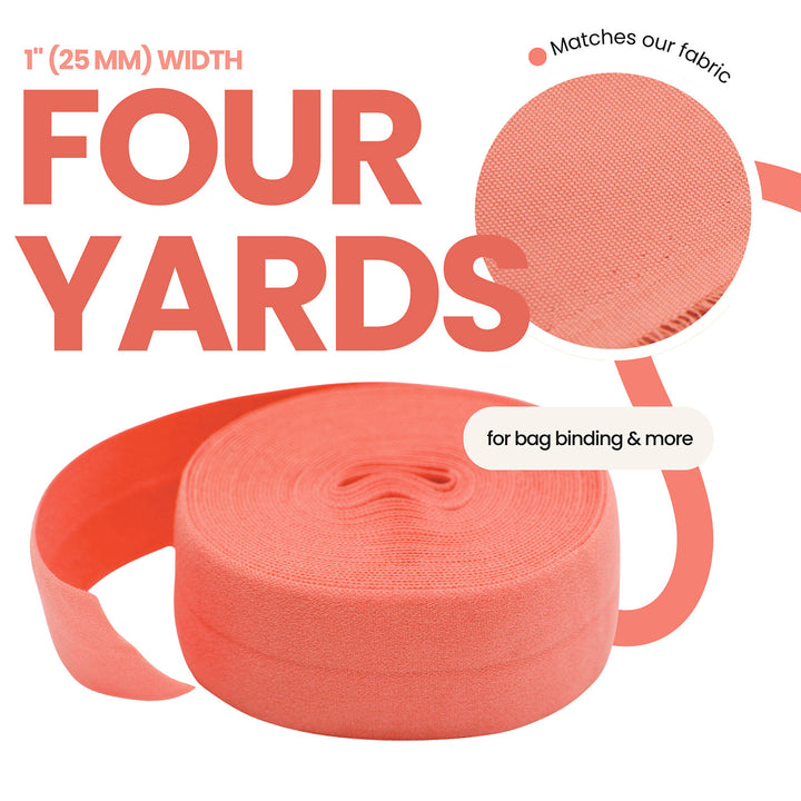 Coral Reef - Fold-Over Elastic