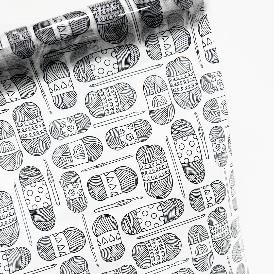 Doodle Crochet - Clear TPU Vinyl
