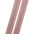 Dusty Rose - #3 Silver Nylon Coil Zipper Tape