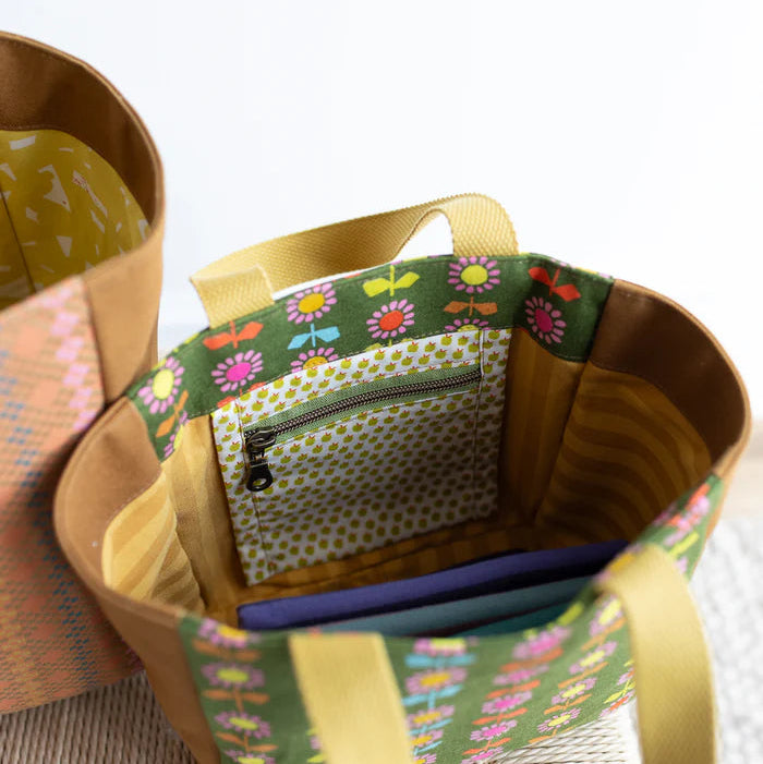 Fieldstone Tote by Noodlehead - Printed Paper Pattern
