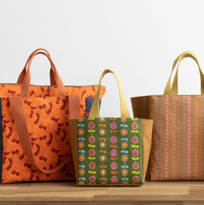 Fieldstone Tote by Noodlehead - Printed Paper Pattern
