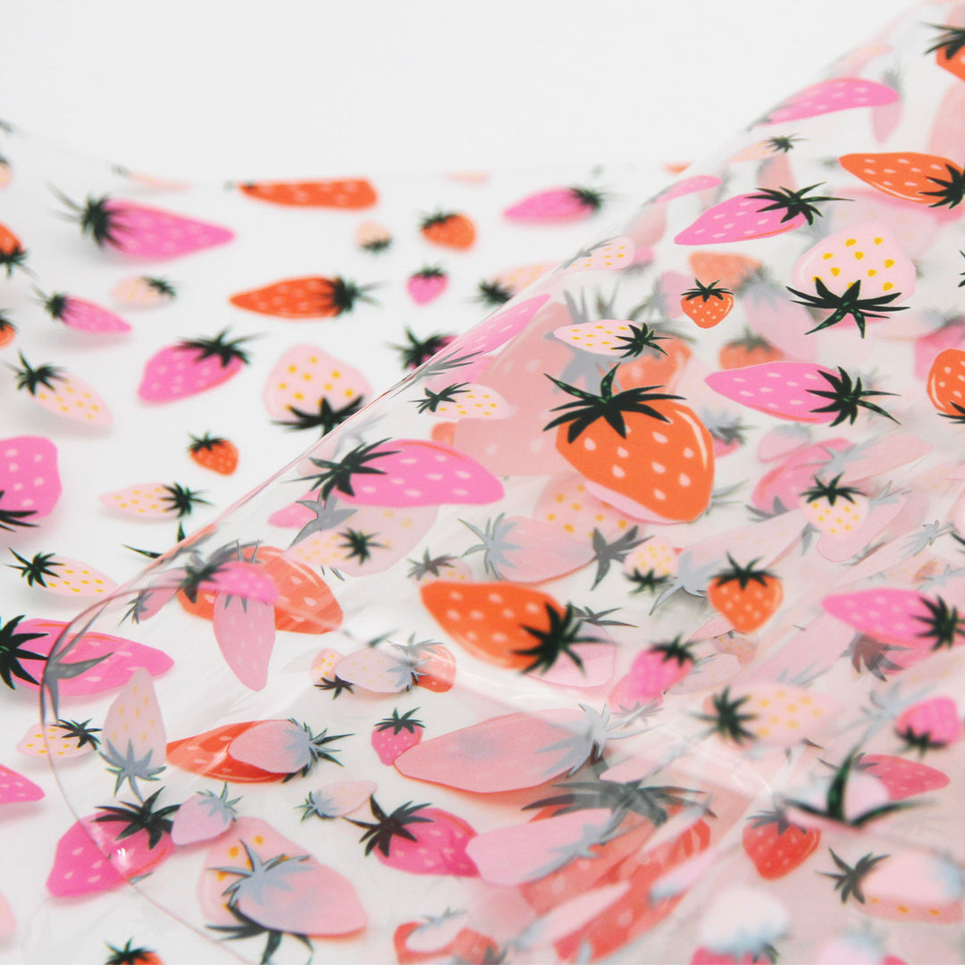 Fresh Strawberries - Clear TPU Vinyl