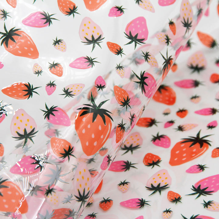 Fresh Strawberries - Clear TPU Vinyl