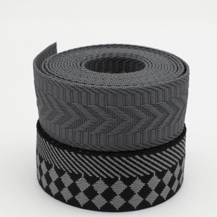 Elephant Grey - Trailmark Jacquard Webbing