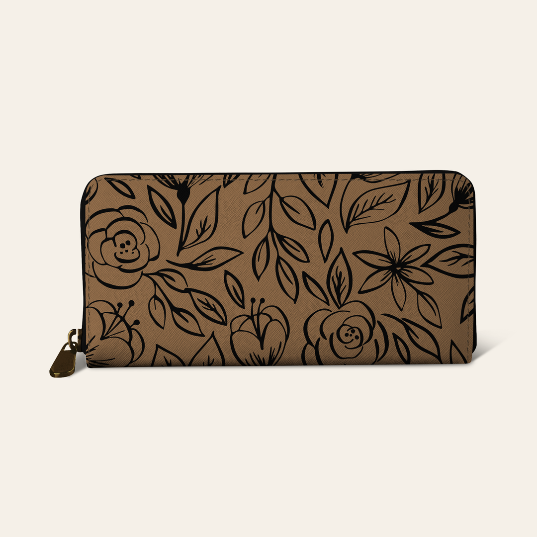 Inked Rose - Printed Saffiano
