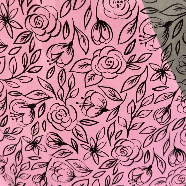 Inked Rose - Clear TPU Vinyl