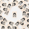 Rainbow Made By Me - Woven Labels