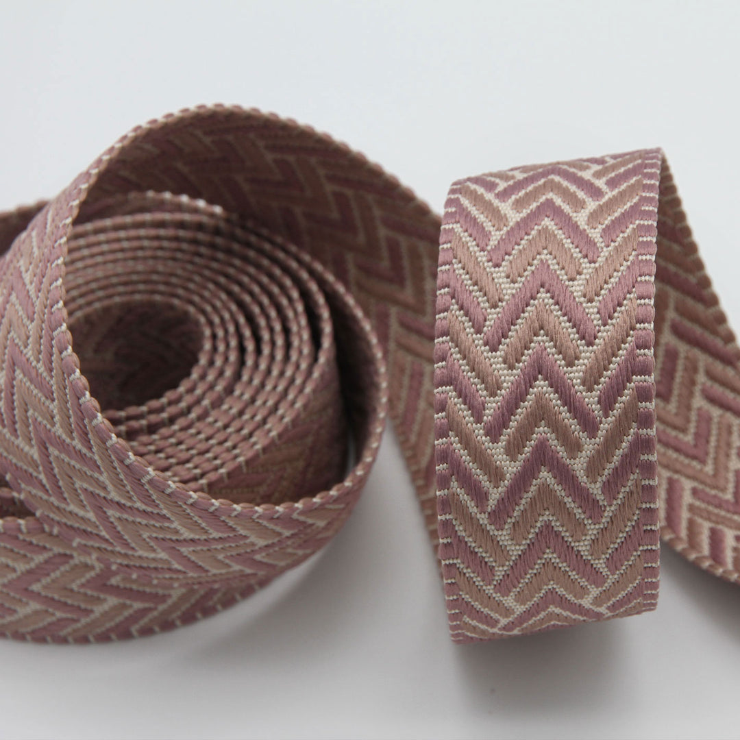 Rosie Mauve - Alpine Jacquard Webbing