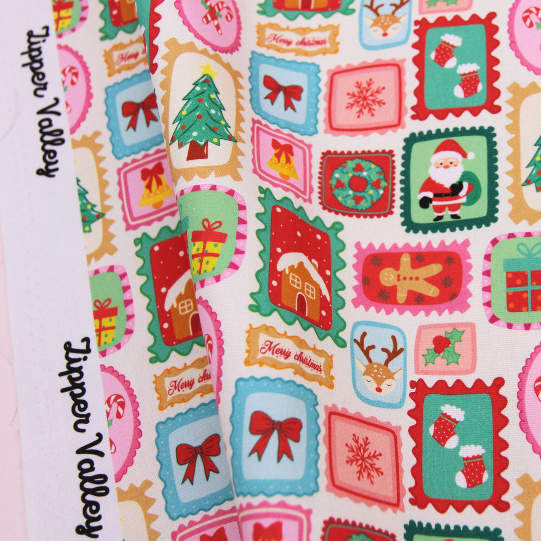 Merry Mail - Water Resistant Cotton Canvas