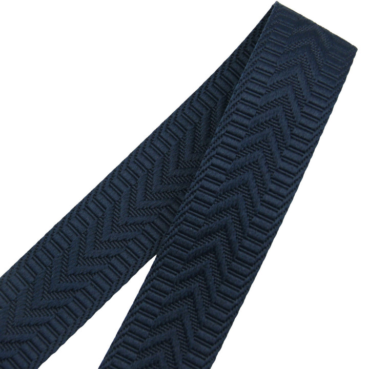 Navy - Trailmark Jacquard Webbing