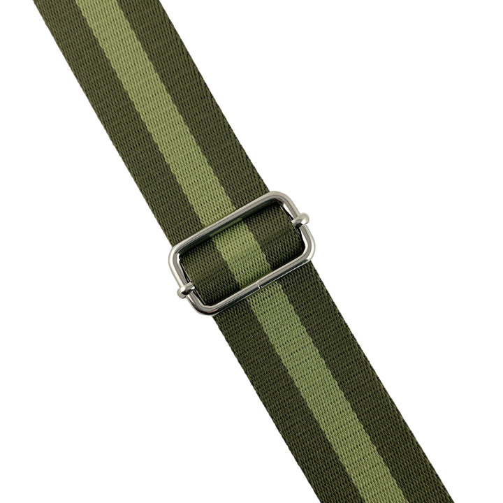 Olive - Striped Webbing