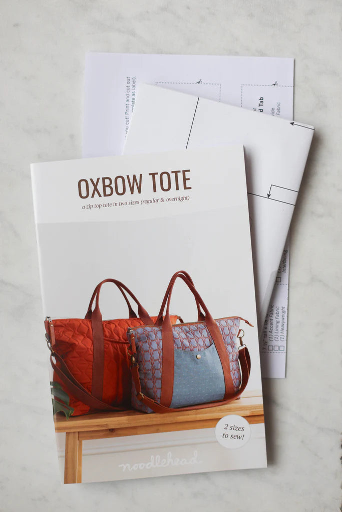 Oxbow Tote by Noodlehead - Printed Paper Pattern