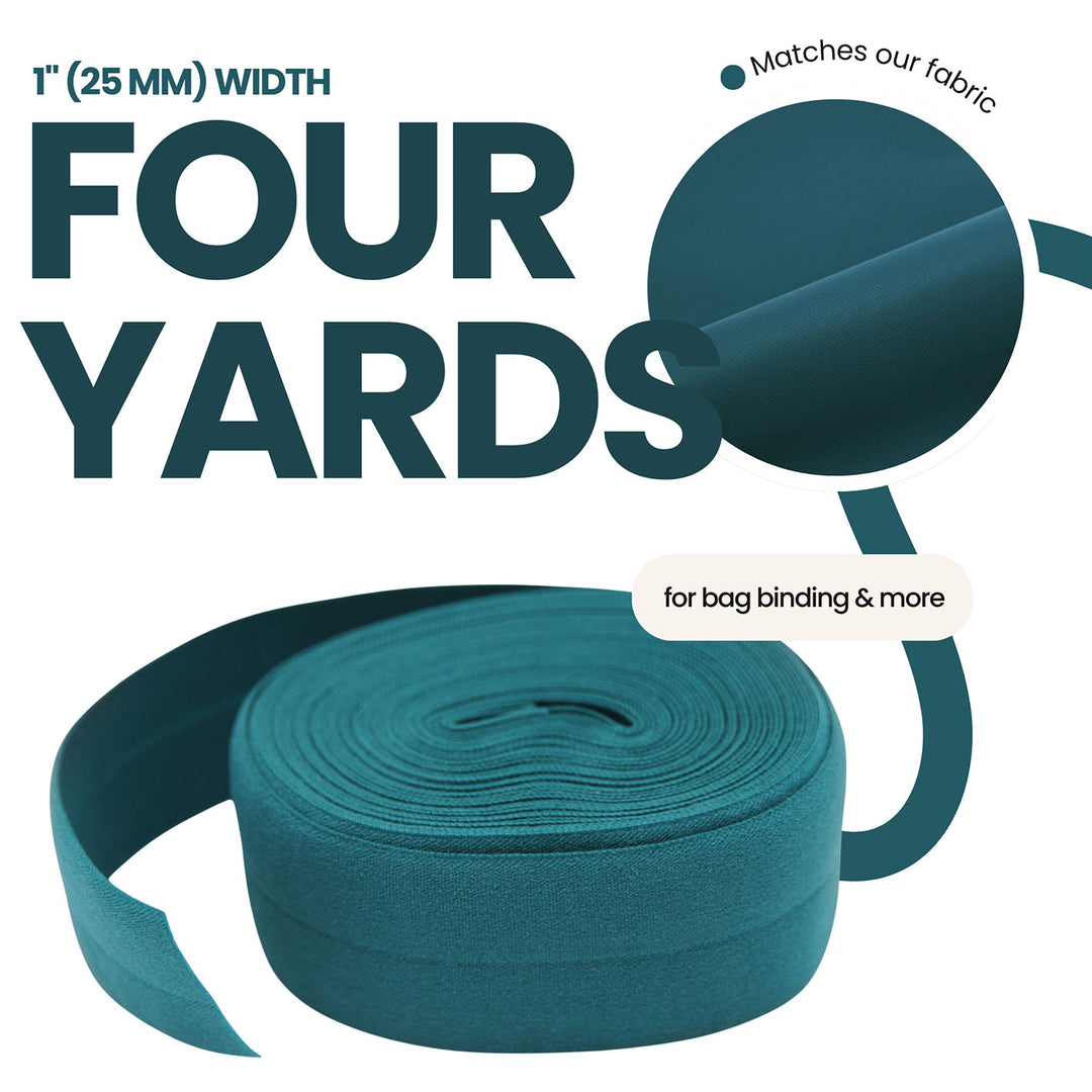 Peacock - Fold-Over Elastic