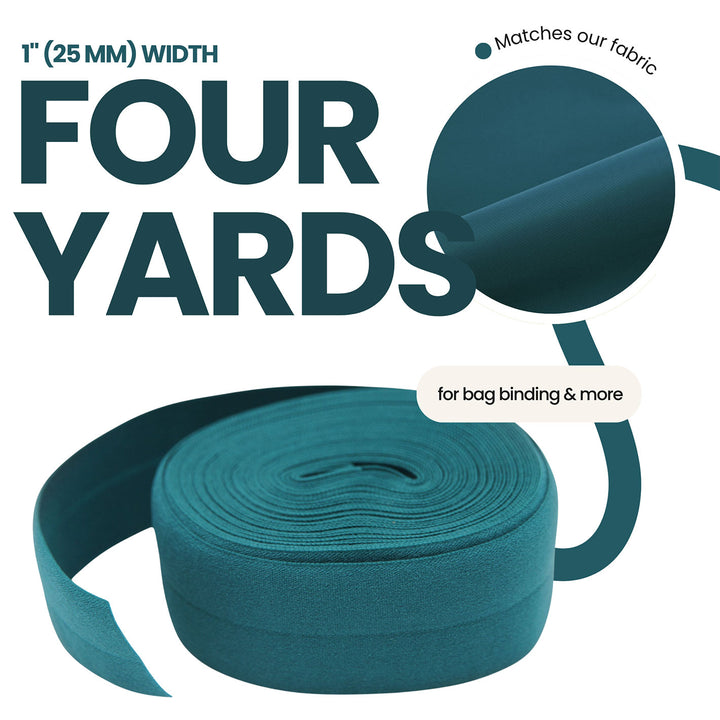 Peacock - Fold-Over Elastic