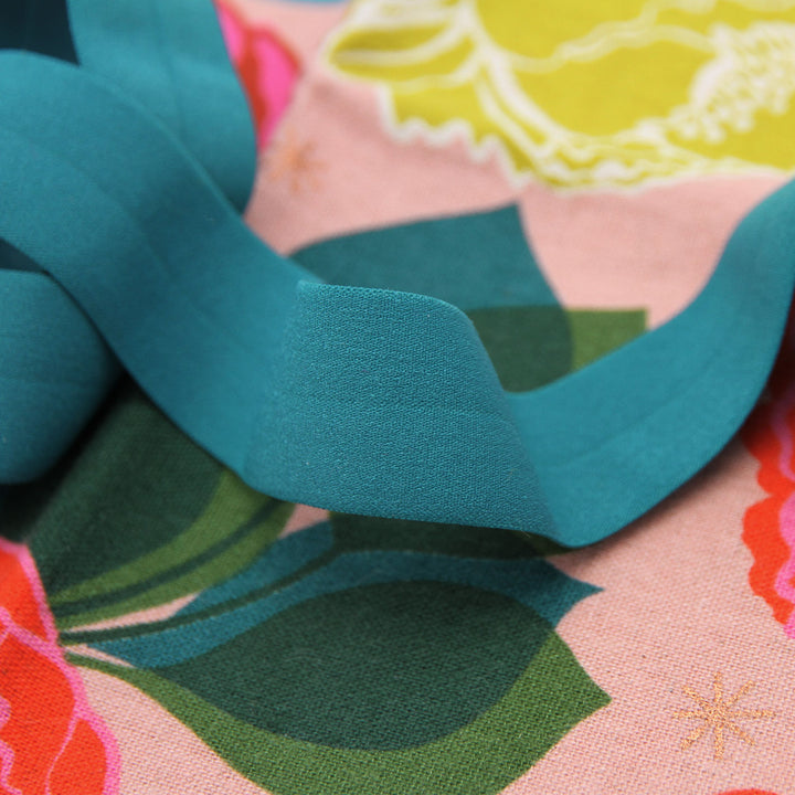 Peacock - Fold-Over Elastic