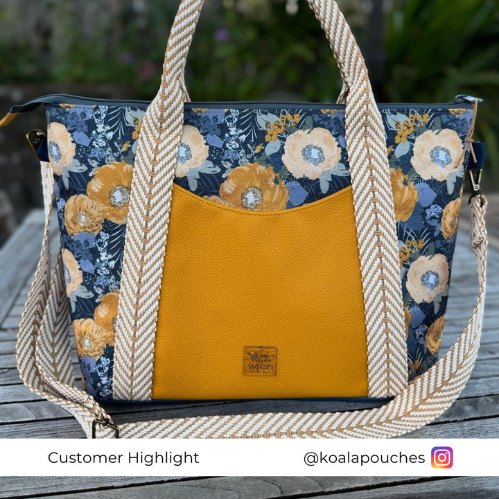 Golden Ochre - Pebble Faux Leather