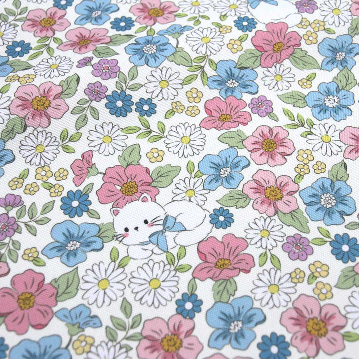 Petals & Purrs - Midweight Water Resistant Canvas