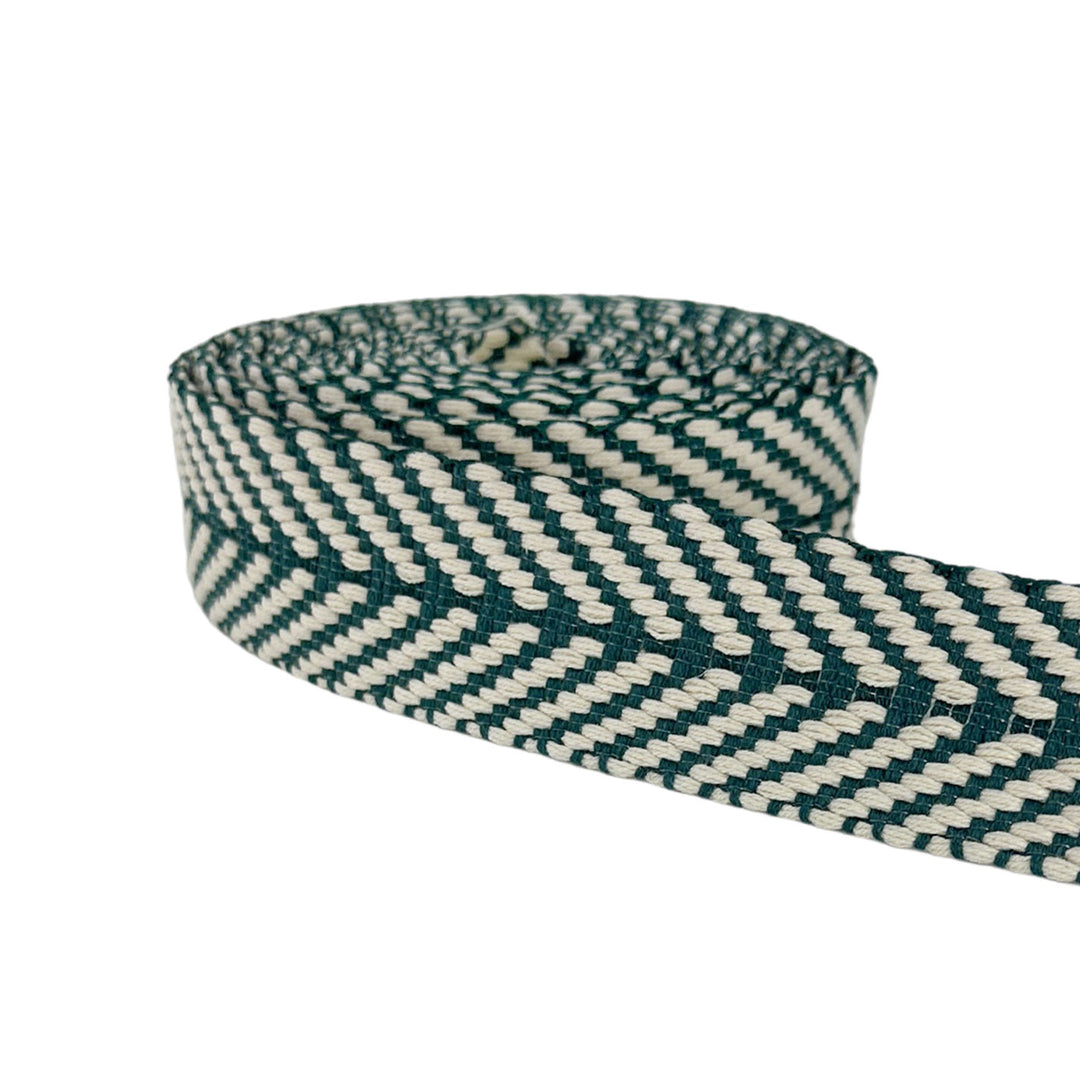 Turquoise - Jacquard Webbing