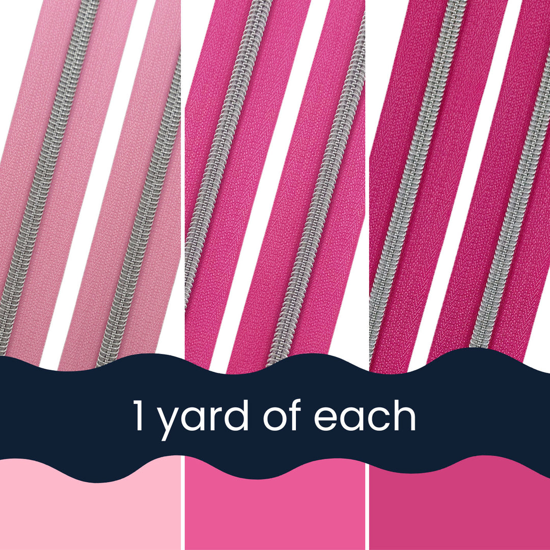 Pink Party - Zipper Tape Bundle