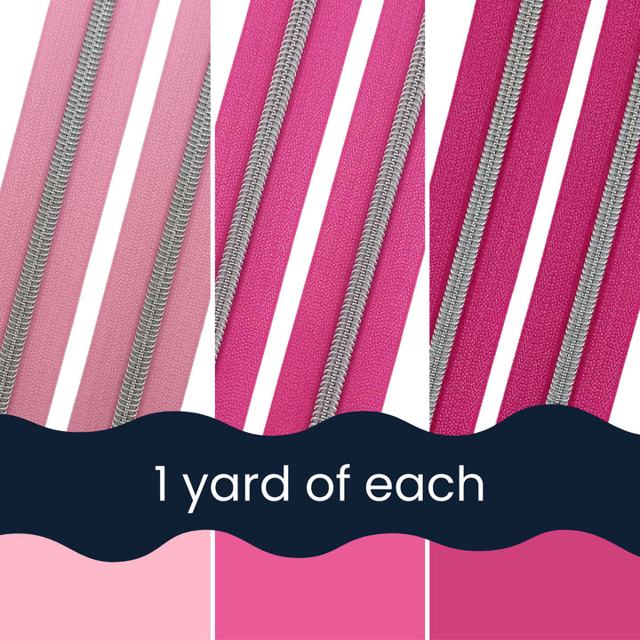 Pink Party - Zipper Tape Bundle