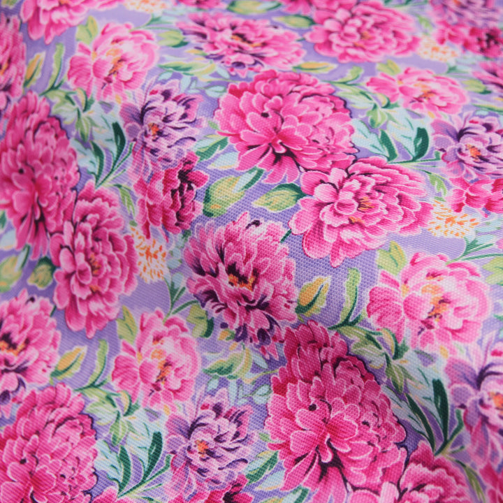 Pretty Peonies - Midweight Water Resistant Canvas