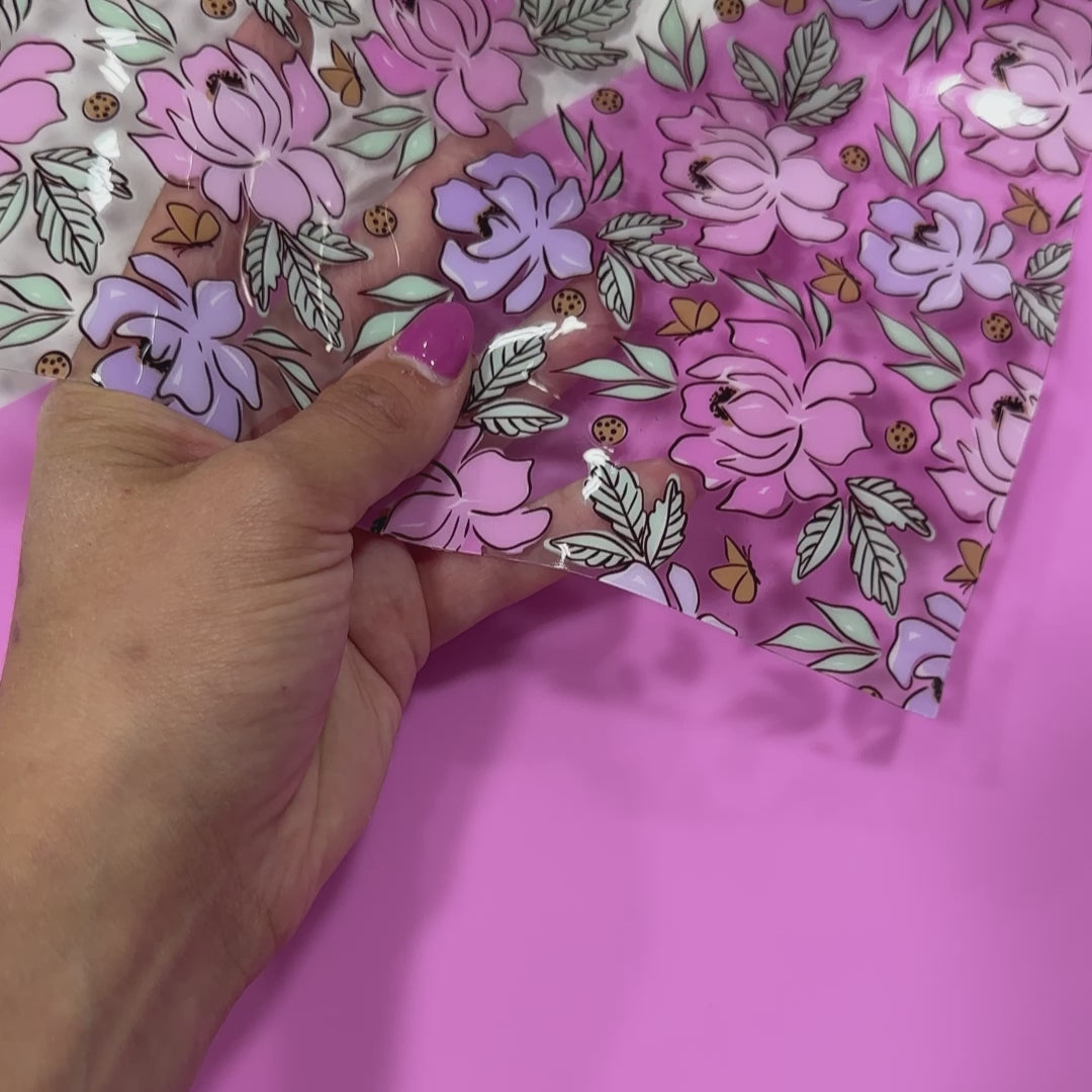 Floral Fairy Tale - Clear TPU Vinyl