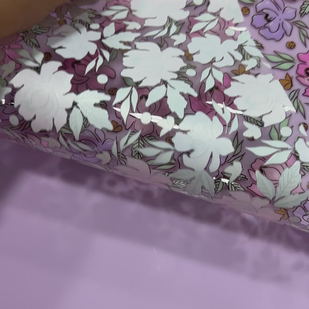 Floral Fairy Tale - Clear TPU Vinyl