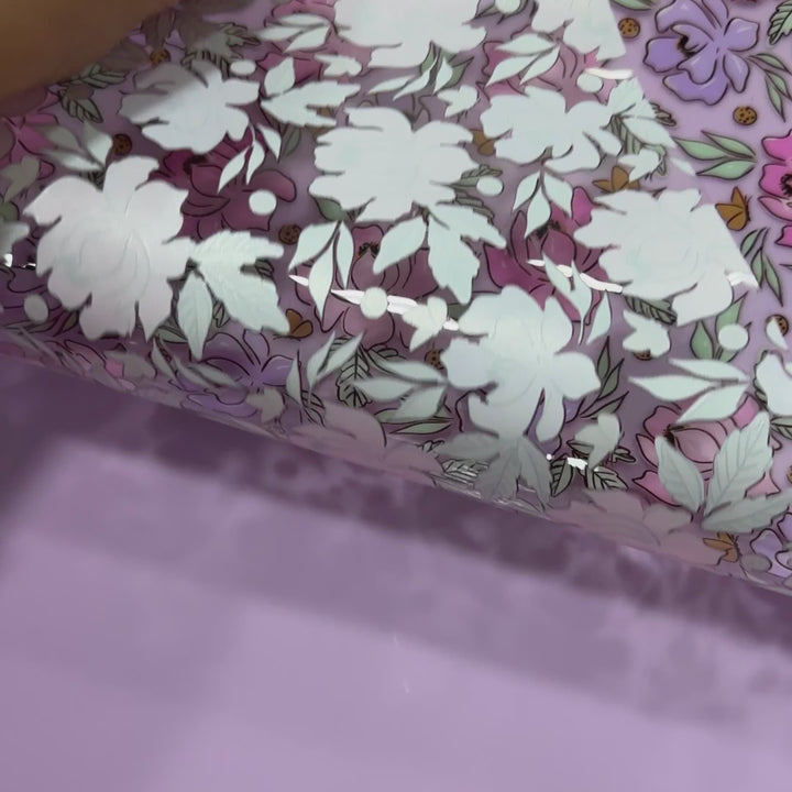 Floral Fairy Tale - Clear TPU Vinyl