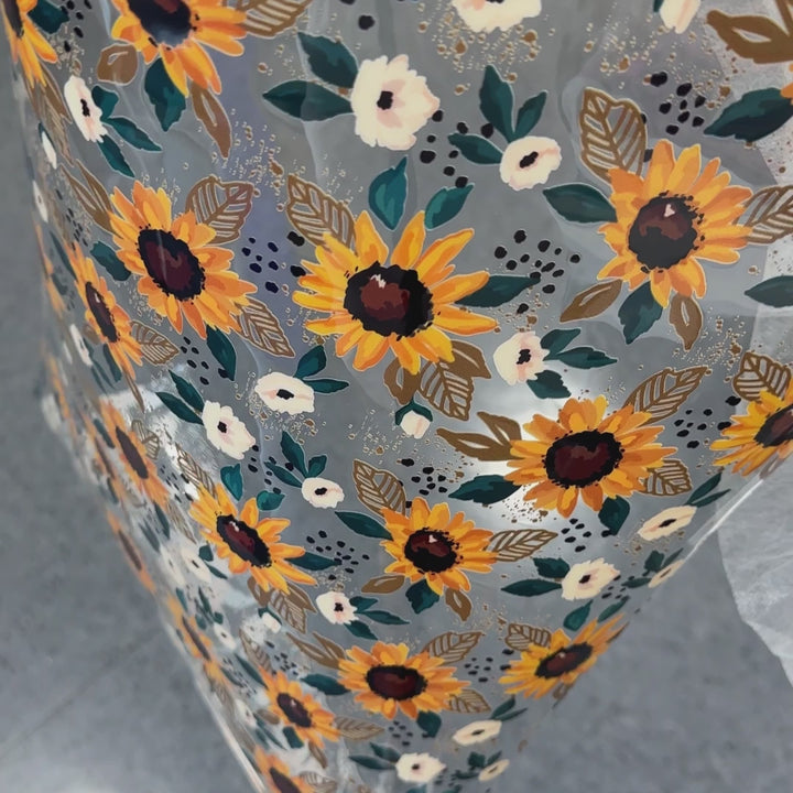 Sunflowers - Clear TPU Vinyl