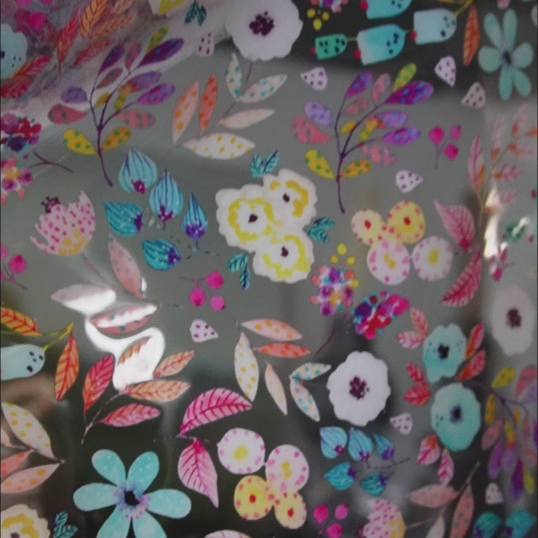 Happy Flower Market - Clear TPU Vinyl