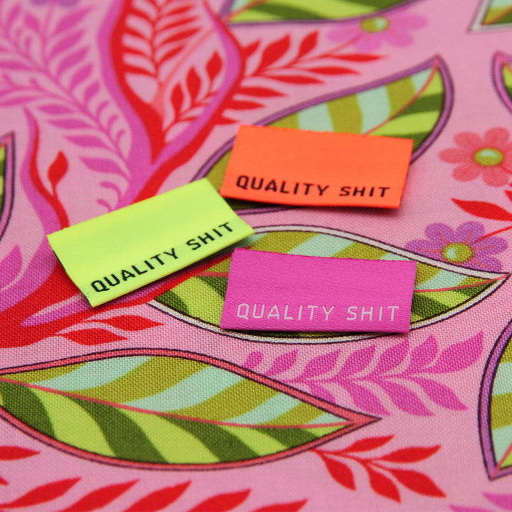 Quality Shit - Woven Labels