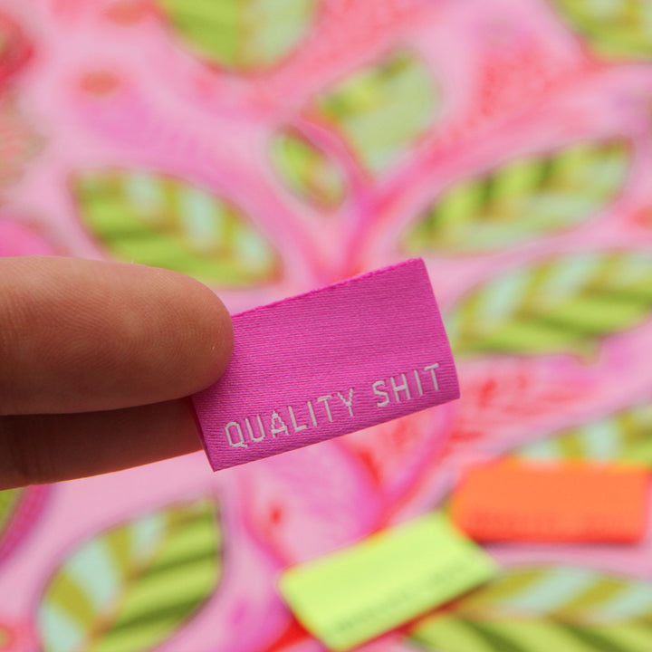 Quality Shit - Woven Labels
